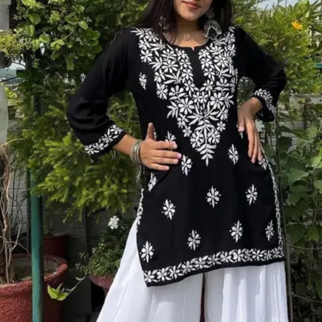 Rayon Top with Embroidery – Stylish Women’s Wear