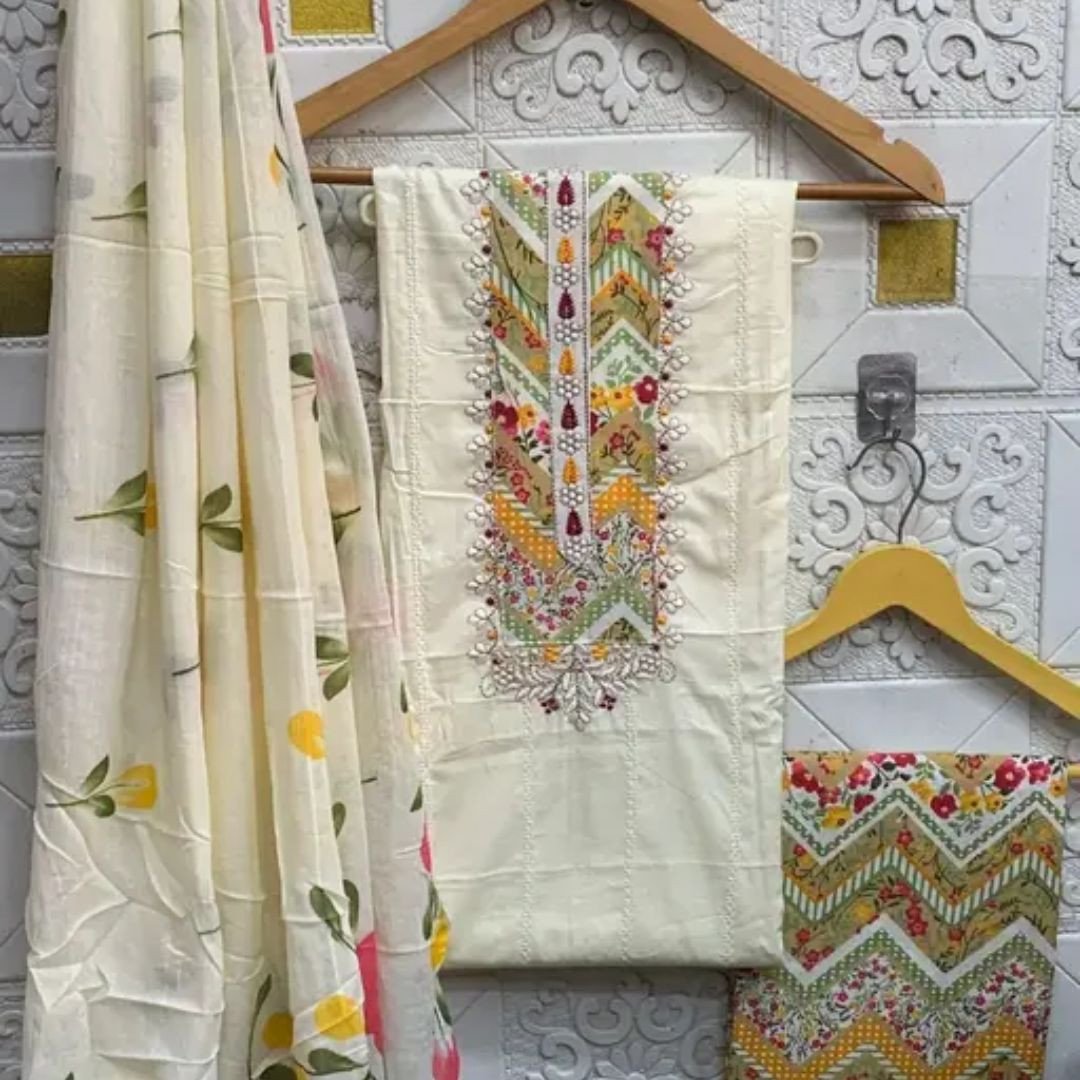 Designer Cotton Dress Material | Cotton Suit Latest 2025